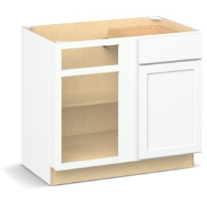 Reliabilt Parkstone II Reliabilt Parkstone II Brilliant White Blind Base Cabinet, 39-in, 1 Drawer - 641579 | Lowe's Pro Supply